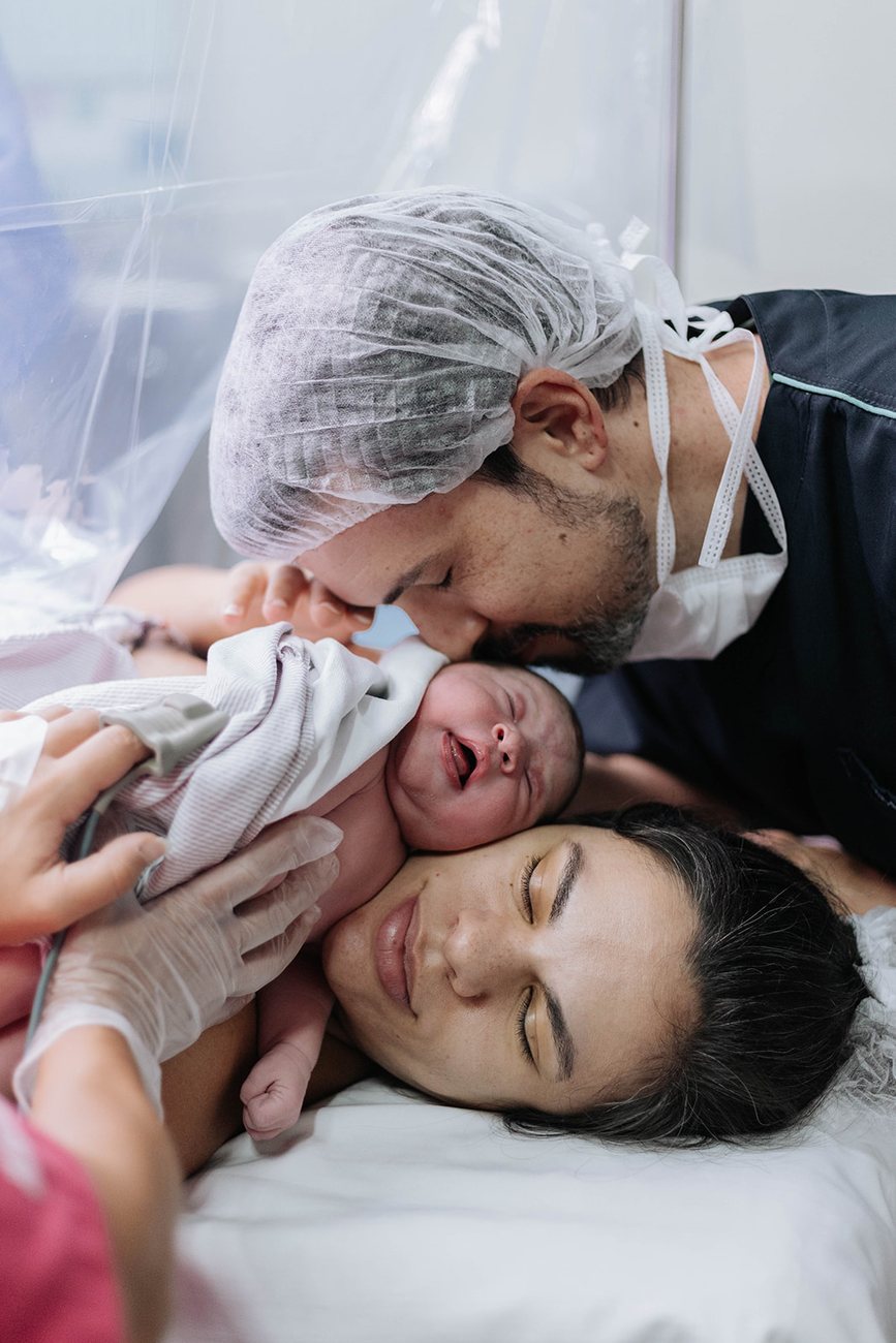 Família acompanhada pela Nosso Ventre
